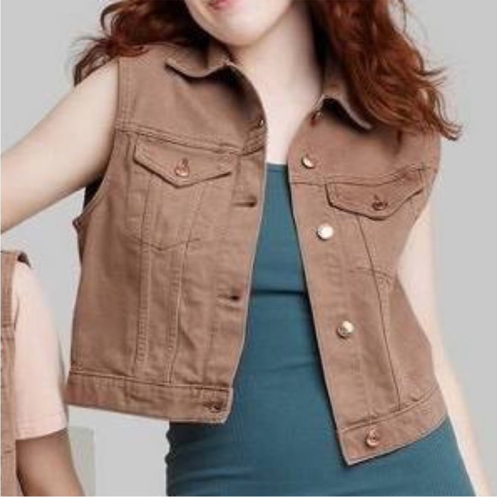 NWT Wild Fable Trucker Vest